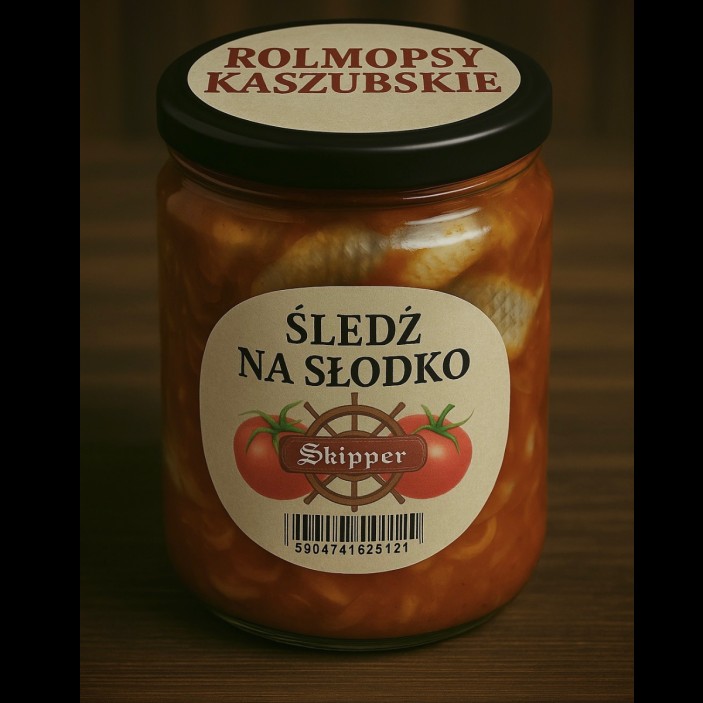 ROLMOPS KASZUBSKI NA SŁODKO 350 ML (1)