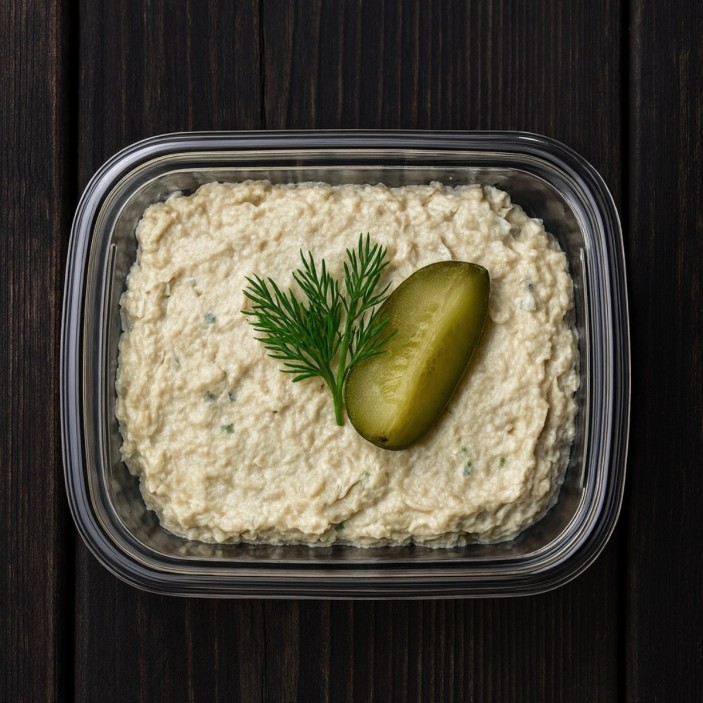 PASTA Z WEDZONEJ MAKRELI Z JAJKIEM I KISZONYM OGÓRKIEM 200G (2)