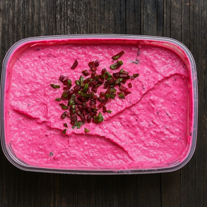 PASTA ŚLEDZIOWA Z BURAKAMI Z NUTĄ CHRZANU 200G (2)