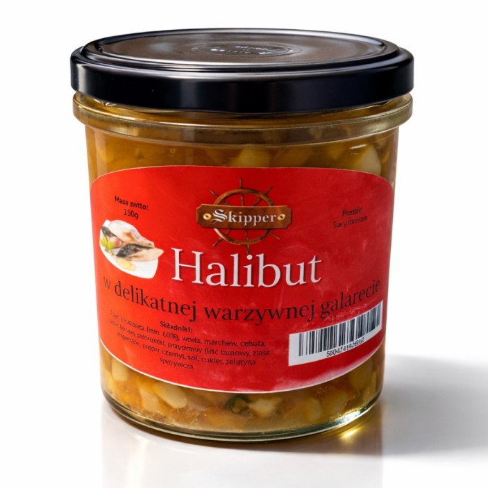 HALIBUT W GALARECIE SŁOIK 350 ML (2)