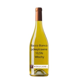  Bacco Bianco półwytrawne 10,5% Włochy 1 litr