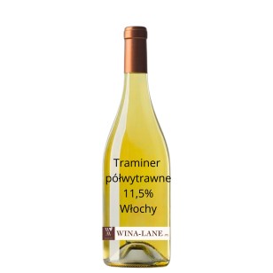  Traminer półwytrawne 11,5% Włochy 1 litr