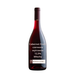  Cabernet Frulli czerwone wytrawne 12,5% Włochy 1 litr