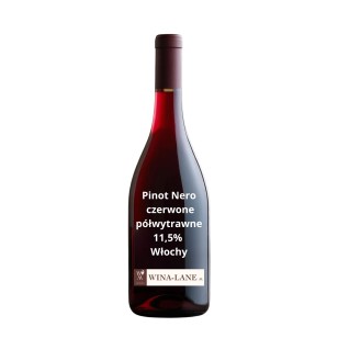  Pinot Nero czerwone półwytrawne 11,5% Włochy 1 litr