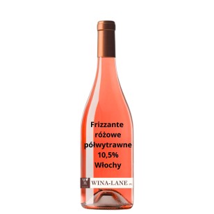  Frizzante różowe półwytrawne 10,5% Włochy 1 litr