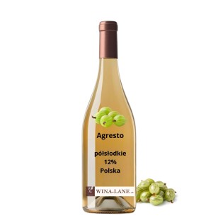  Agresto  wino agrestowe półsłodkie 12% polska