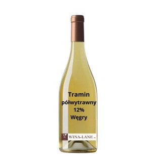  Tramin półwytrawny 12% Węgry 1litr