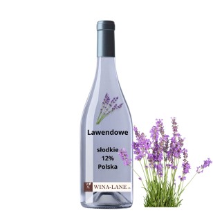  Lawendowe słodkie 12% Polska 1litr