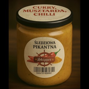  SAŁATKA ŚLEDZIOWA CURRRY MUSZTARDA CHILLI 350 ML