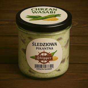  SAŁATKA ŚLEDZIOWA Z CHRZANEM WASSABI 350 ML
