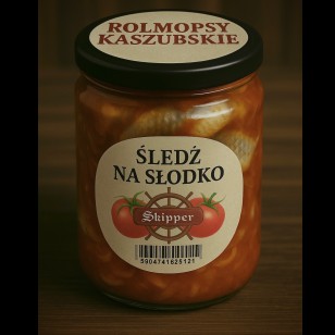  ROLMOPS KASZUBSKI NA SŁODKO 350 ML