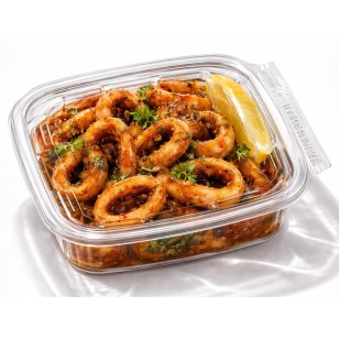  KALMARY W OLIWIE CZOSNKOWEJ Z KOLENDRĄ I CHILLI