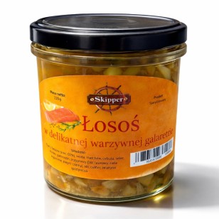  ŁOSOŚ W GALARECIE  350 ml