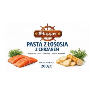  PASTA Z ŁOSOSIA Z CHRZANEM 200G